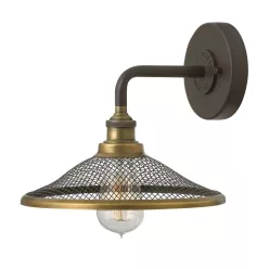 fali lámpa sötét bronz színű vázzal és testtel beltéri használatra elstead-hk-rigby1-kz - moretti.hu