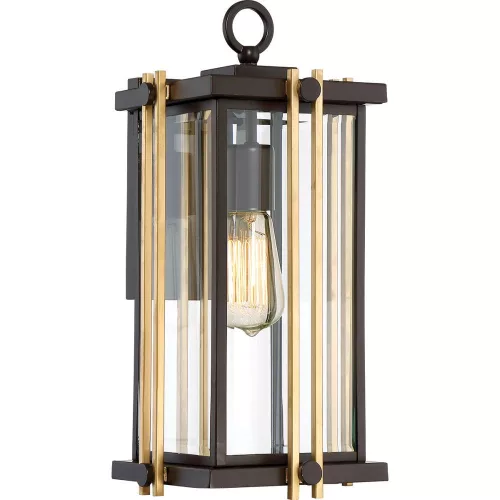 kültéri fali lámpa western bronz színű vázzal és metszett üveg-lágyacél testtel kerti használatra elstead-qz-goldenrod2-m - moretti.hu
