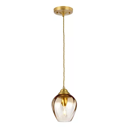 Elstead Lighting Tiber TIBER-P-AMBER Függőlámpa 1x60W/E27