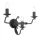 Elstead Lighting WINDSOR WINDSOR-W3-GR Fali lámpa 3x60W/E14