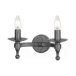 Elstead Lighting WARWICK WR2-GRAPHITE Fali lámpa 2x60W/E14