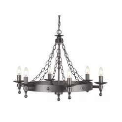 Elstead Lighting WARWICK WR6-GRAPHITE Csillár 6x60W/E14