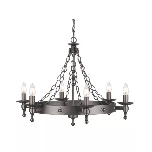 Elstead Lighting WARWICK WR6-GRAPHITE Csillár 6x60W/E14