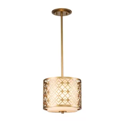   Elstead Lighting Ziggy ZIGGY-1P-S-LG Függőlámpa 2x40 W/E14