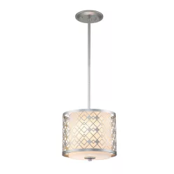   Elstead Lighting Ziggy ZIGGY-1P-S-LS Függőlámpa 2x40 W/E14