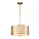 Elstead Lighting Ziggy ZIGGY-2P-M-LG Függőlámpa 2x60 W/E27