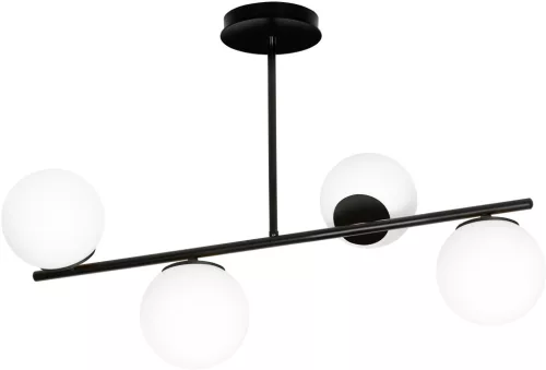 EMIBIG 1020-4 BIOR Loft Mennyezeti Lámpa Fekete E14 IP20