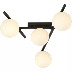   EMIBIG 1103-4 SMART Loft Mennyezeti Lámpa Fehér, Fekete E14 IP20