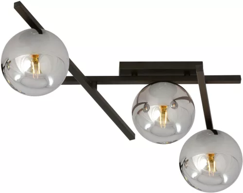 EMIBIG 1104-3 SMART Loft Mennyezeti Lámpa Fekete, Grafit E14 IP20