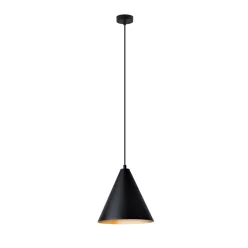   EMIBIG 1271-1 REBEL Modern Függesztett Lámpa Fekete, Arany E27 IP20