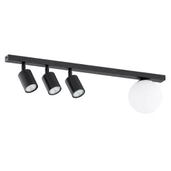   EMIBIG 1314-4 BASTER Loft Mennyezeti Lámpa Fehér, Fekete E14, GU10 IP20