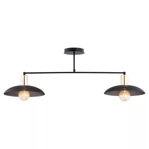 EMIBIG 1320-2 SPIRIT Loft Mennyezeti Lámpa Fekete E27 IP20