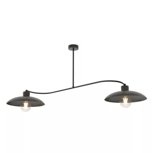 EMIBIG 1353-2 FOSTER Loft Mennyezeti Lámpa Fekete E27 IP20