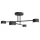 EMIBIG 1355-4 HALO Loft Mennyezeti Lámpa Fekete GX53 IP20
