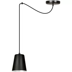   EMIBIG 454-1 LINK Modern Függesztett Lámpa Fehér, Fekete E27 IP20