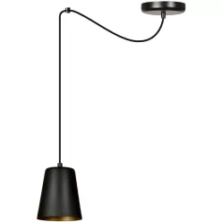 EMIBIG 455-1 LINK Modern Függesztett Lámpa Fekete E27 IP20