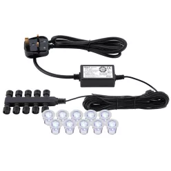 Endon IKON ROUND 13890 Kerti lámpa 10x0.45W/LED IP67
