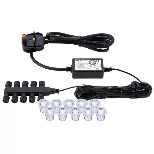 Endon IKON ROUND 13890 Kerti lámpa 10x0.45W/LED IP67