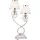 Endon OKSANA 63528 Asztali lámpa 2x40W/E14