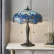 Endon DRAGONFLY BLUE 64089 Asztali lámpa 2x60W/E27 IP20