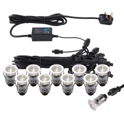   Endon IKONPRO CCT 73347 Kerti lámpa 10x0,75W/LED 3000K/4000K 120LM IP67