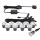 Endon IKONPRO CCT 73348 Kerti lámpa 10x0,75W/LED 3000K/4000K 280LM IP67
