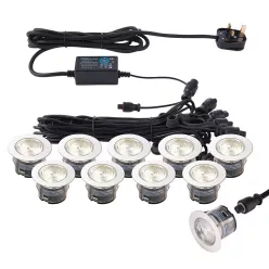  Endon IKONPRO CCT 73349 Kerti lámpa 10x0,75W/LED 3000K/4000K 410LM IP67