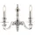 Endon FINSBURY 73584 Fali lámpa 2x60W/E14 IP20