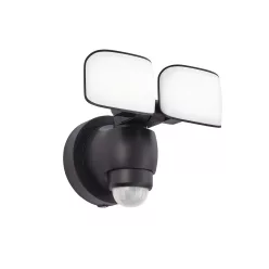   ENDON 75272 SENTINEL Fali Lámpa Mozgásérzékelővel Matt Fekete LED IP44