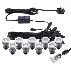   Endon IKONPRO CCT 76615 Kerti lámpa 10x0,75W/LED 6500K/20000 120LM IP67