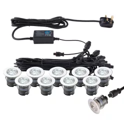   Endon IKONPRO CCT 76616 Kerti lámpa 10x0,75W/LED 6500K/20000 280LM IP67