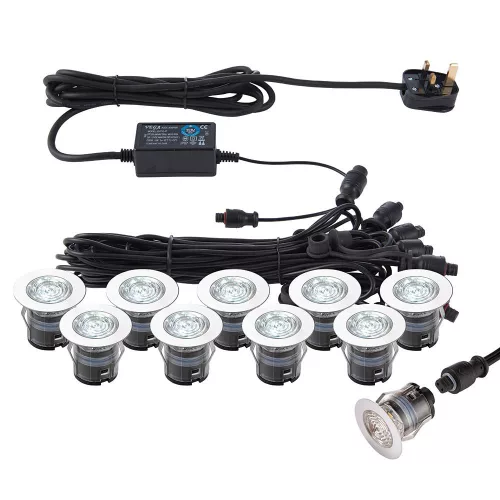 Endon IKONPRO CCT 76616 Kerti lámpa 10x0,75W/LED 6500K/20000 280LM IP67