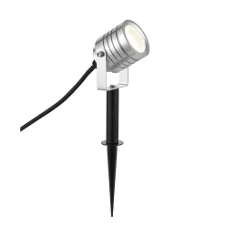   ENDON 78635 LUMINATRA Kültéri Növényvilágító Lámpa Ezüst LED IP44
