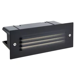  ENDON 78640 SEINA Kültéri Falba Építhető Lámpa Fekete LED IP44