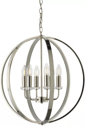 Endon RITZ 81508 Csillár 6x40W/E14 IP20
