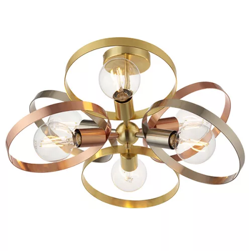 Endon HOOP 91935 Plafonlámpa 6x40W/E27 IP20