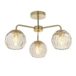 Endon DIMPLE 91968 Plafonlámpa 3x25W/E14 IP20