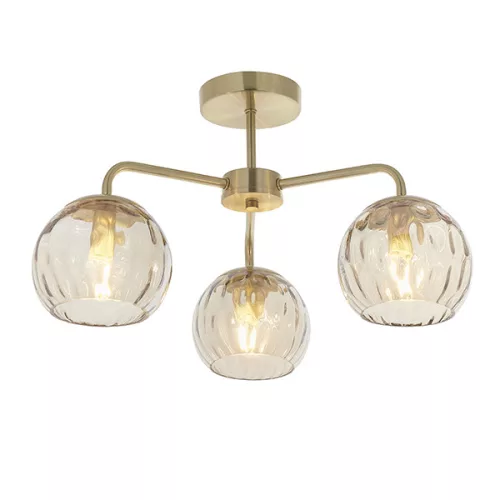 Endon DIMPLE 91968 Plafonlámpa 3x25W/E14 IP20