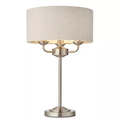 Endon HIGHCLERE 94369 Asztali lámpa 3x18W/E14 IP20