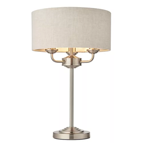 Endon HIGHCLERE 94369 Asztali lámpa 3x18W/E14 IP20