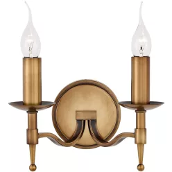 Endon STANFORD CA1W2B Fali lámpa 2x40W/E14