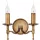 Endon STANFORD CA1W2B Fali lámpa 2x40W/E14