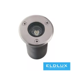   UNIVERSO Taposólámpa LED 1.5w 120lm 6500k 60° IP65 acél Ø65-Ø59x75mm