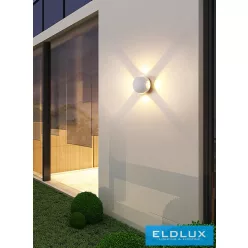   UNIVERSO fali lámpa LED 10w 1200lm 3000k IP65 ∅105×75mm fehér