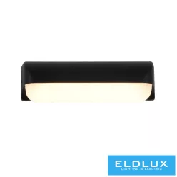  UNIVERSO Kültéri fali lámpa 12w 1200lm 3000k 180° IP65 262×67×98mm fekete