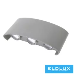   UNIVERSO Kültéri fali lámpaa LED 16w 1300lm CCT.kap IP65 Szürke 169×80×40mm