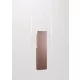 fali lámpa rosegold színű vázzal és üveg testtel beltéri használatra fabbian-f56-d11-78 - moretti.hu