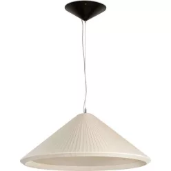 függesztett lámpa fehér színű vázzal és fém testtel beltéri használatra faro-20117 - moretti.hu