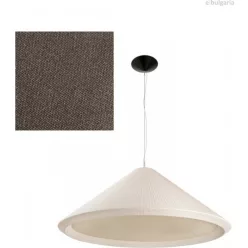 függesztett lámpa vörös színű vázzal és fém testtel beltéri használatra faro-20118 - moretti.hu