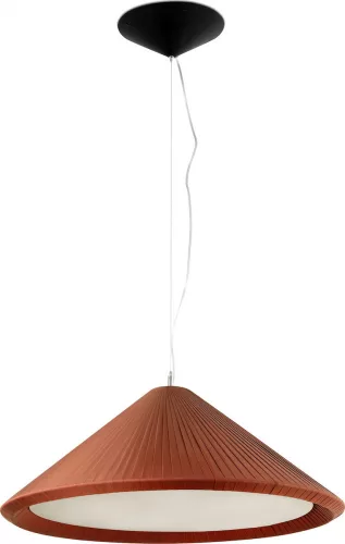 függesztett lámpa burgundy színű vázzal és fém testtel beltéri használatra faro-20121 - moretti.hu